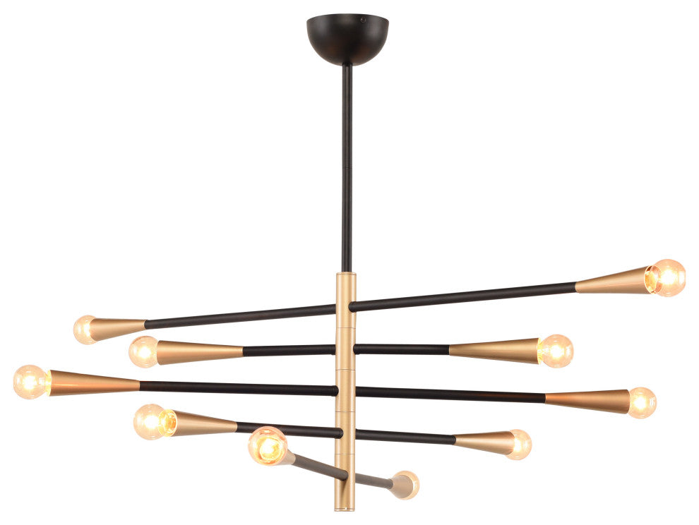 Orion 5 Black Metal Pendant Lighting