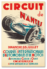 Lantern Press 'Car 14' Canvas Art, 16" x 24"