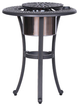 Bellvue 22" Round Ice Bucket Table