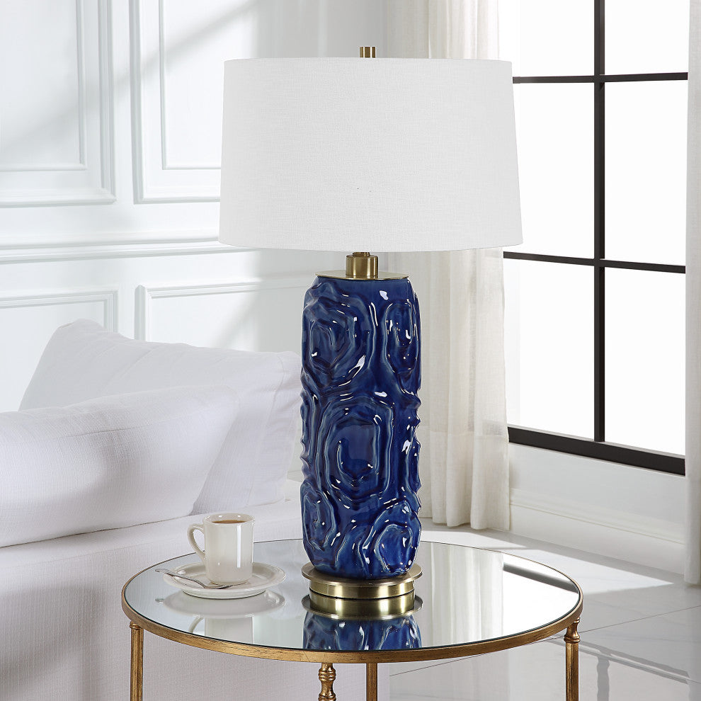 Zade Blue Table Lamp