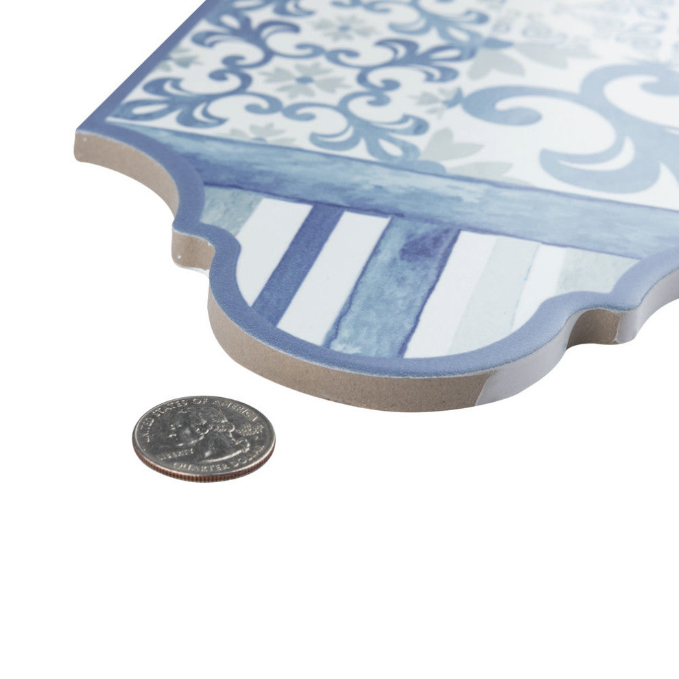 Royal Garden Provenzal Blue Porcelain Floor and Wall Tile