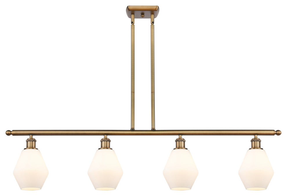 Innovations 516-4I-BB-G651-6 4-Light Island Light, Brushed Brass