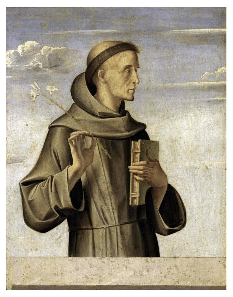 "Saint Anthony" Digital Paper Print by Alvise Vivarini, 36"x46"
