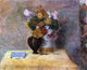 Paul Gauguin Flowers and Japanese Book, Gallery Wrapped Canvas Print, 20"x25"