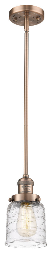INNOVATIONS 201S-AC-G513 1-Light Mini Pendant Antique Copper