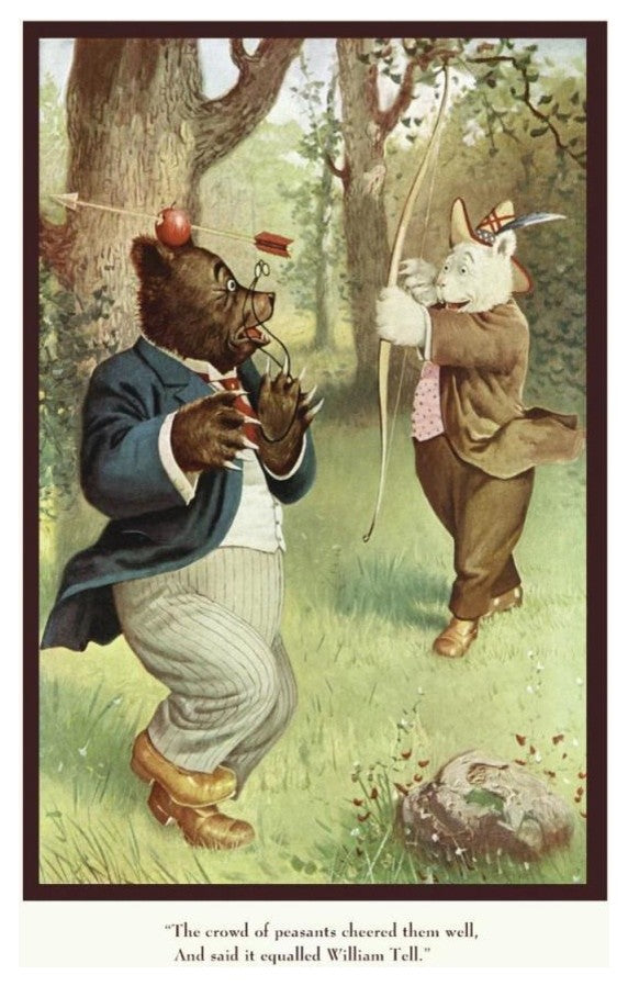 "Teddy Roosevelt's Bears: William Tell" Paper Print by R.K. Culver, 34"x50"
