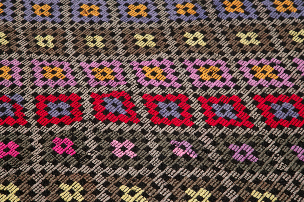 Rug N Carpet - Hand-knotted Turkish 6' 3'' x 7' 9'' Unique Wool Kilim Rug