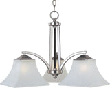 Maxim Lighting Aurora 3-Light Chandelier Satin Nickel - 20094FTSN