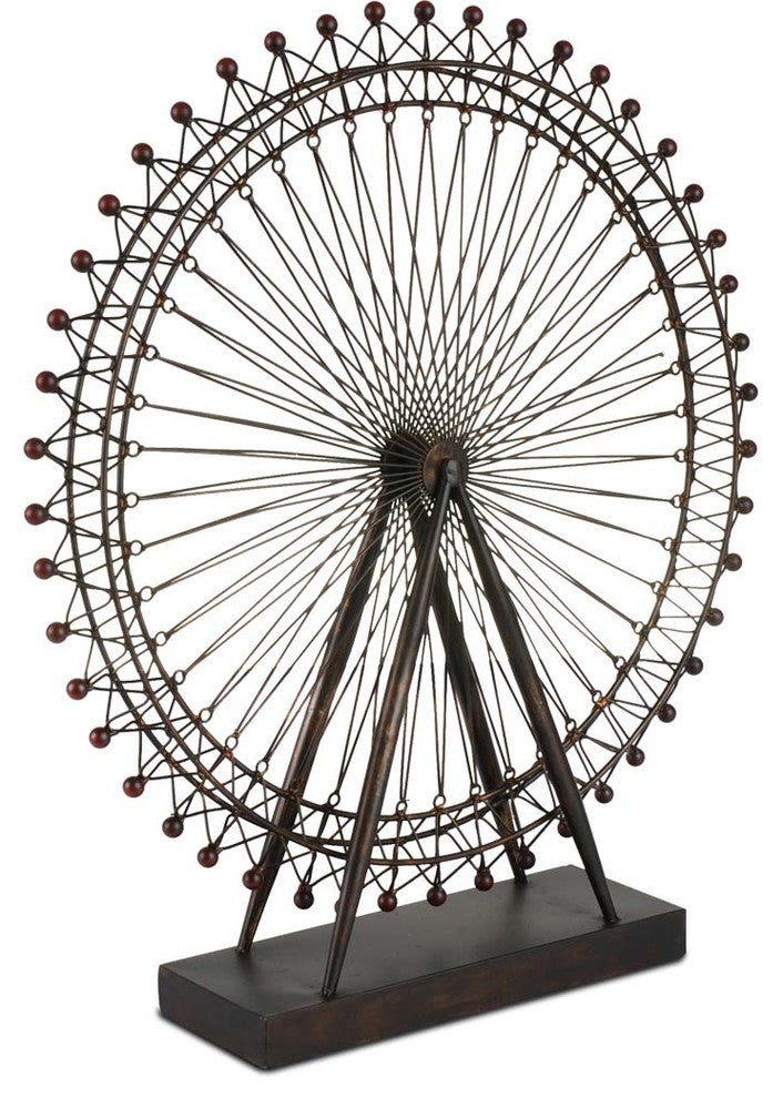 London Eye 3"x25" Black Metal London Eye Replica