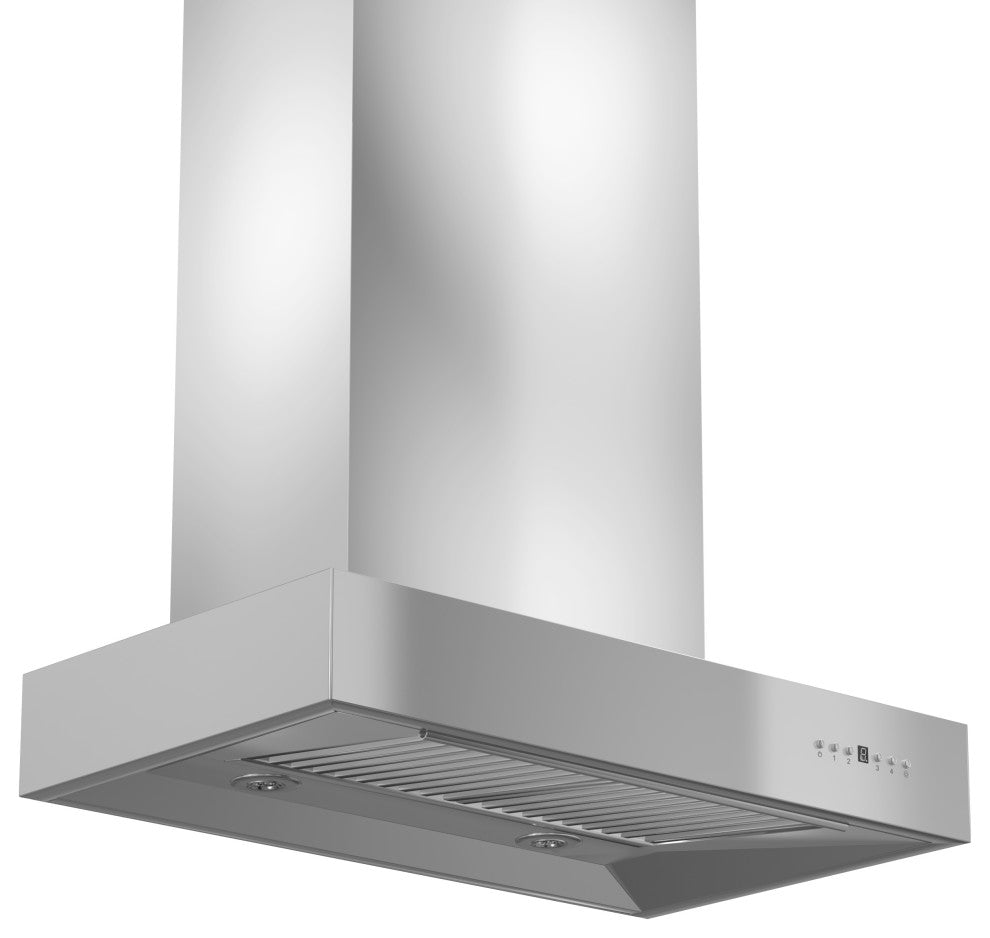 ZLINE 36 in. Outdoor Island Mount Range Hood, Stainless Steel, KECOMi-304-36