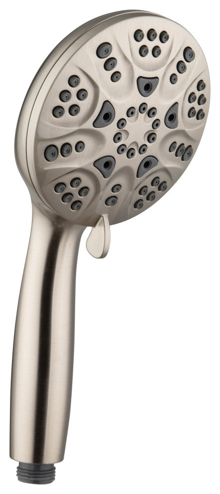 No-Drill Conversion Slide Bar Shower Head With Diverter, Satin Nickel