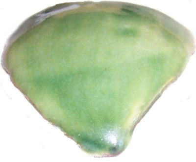 10 pcs Green Clay Talavera Quarter Round Beak