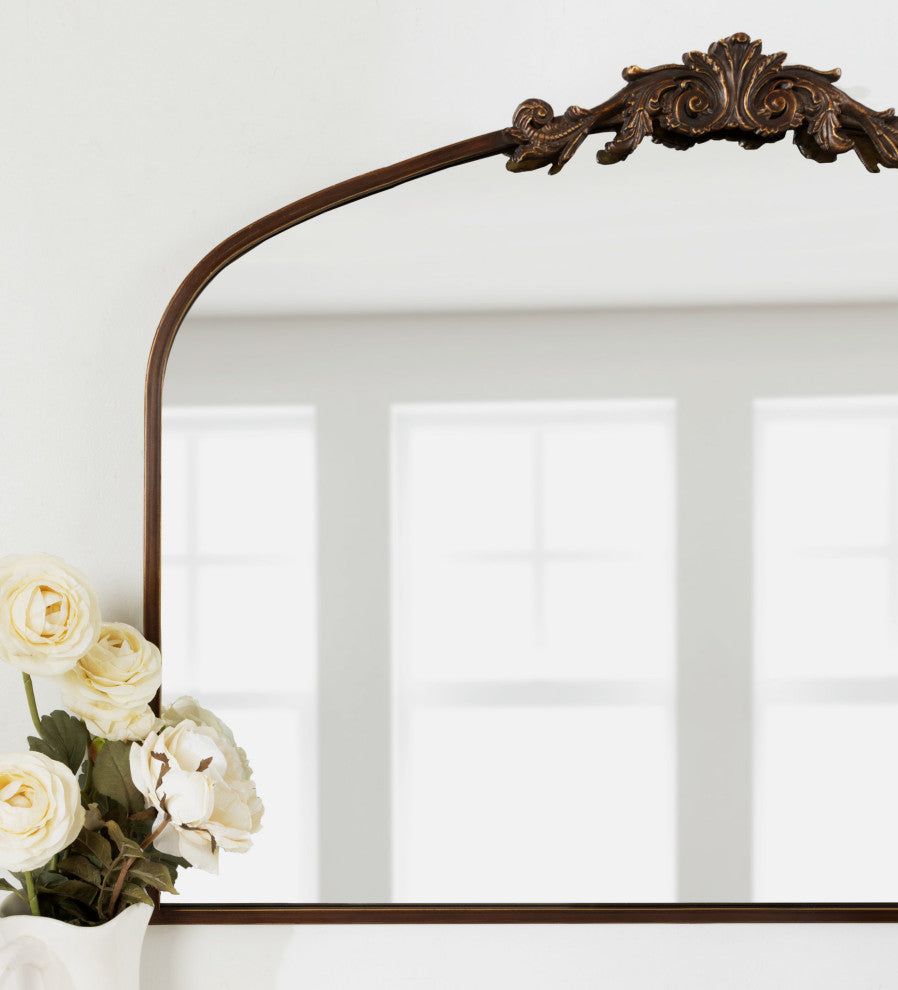 Arendahl Traditional Arch Mirror, Bronze 36x29