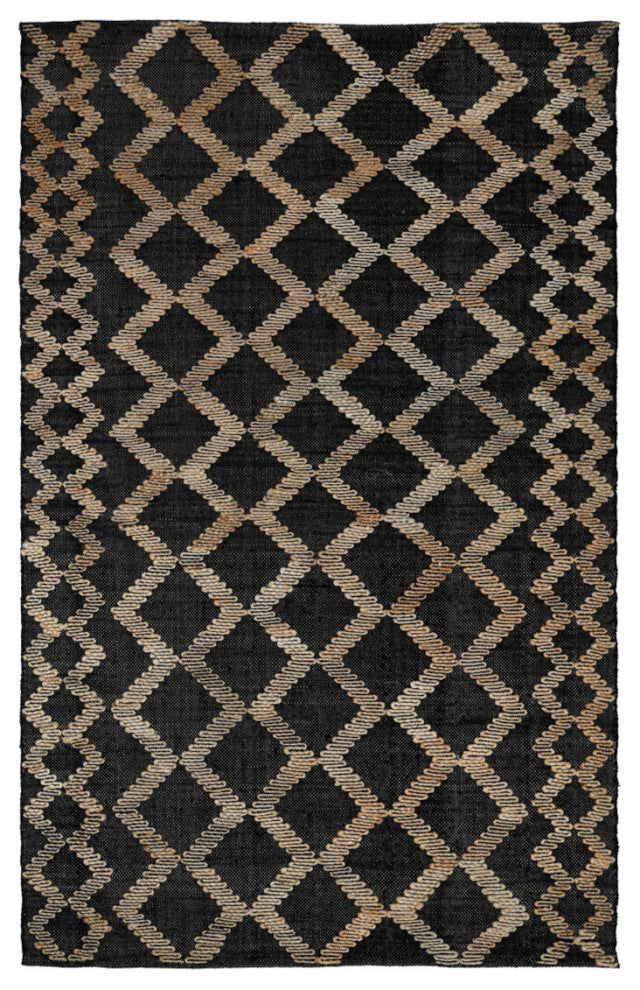 Classic Home Gobi Black/Natural 5x8 Rug