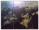 Mountain Above the Clouds View, Landscape Triptych Canvas Print, 36x28, 3 Panels
