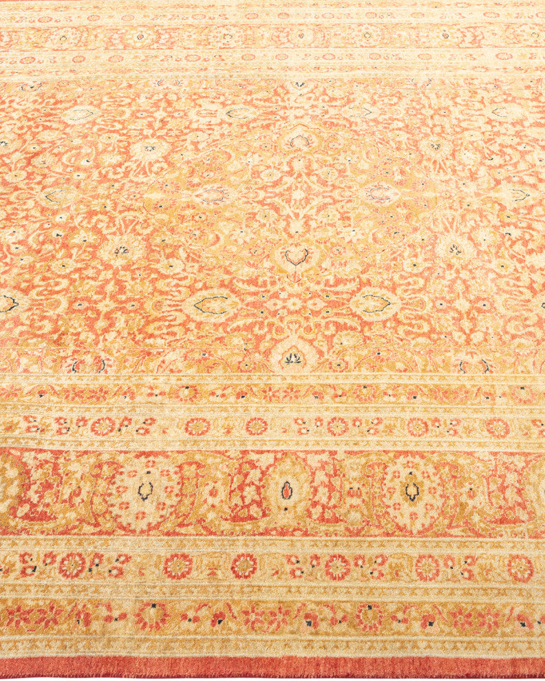 Mogul, One-of-a-Kind Hand-Knotted Area Rug Orange, 6'3"x9'6"