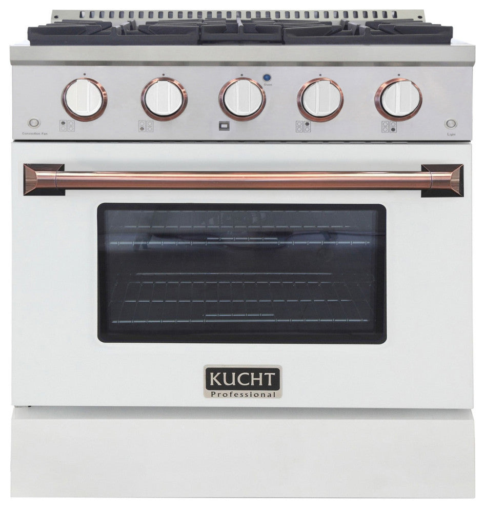 KUCHT Pro-Style 30" 4.2 cu. ft. Range Custom, White Rose, Natural Gas