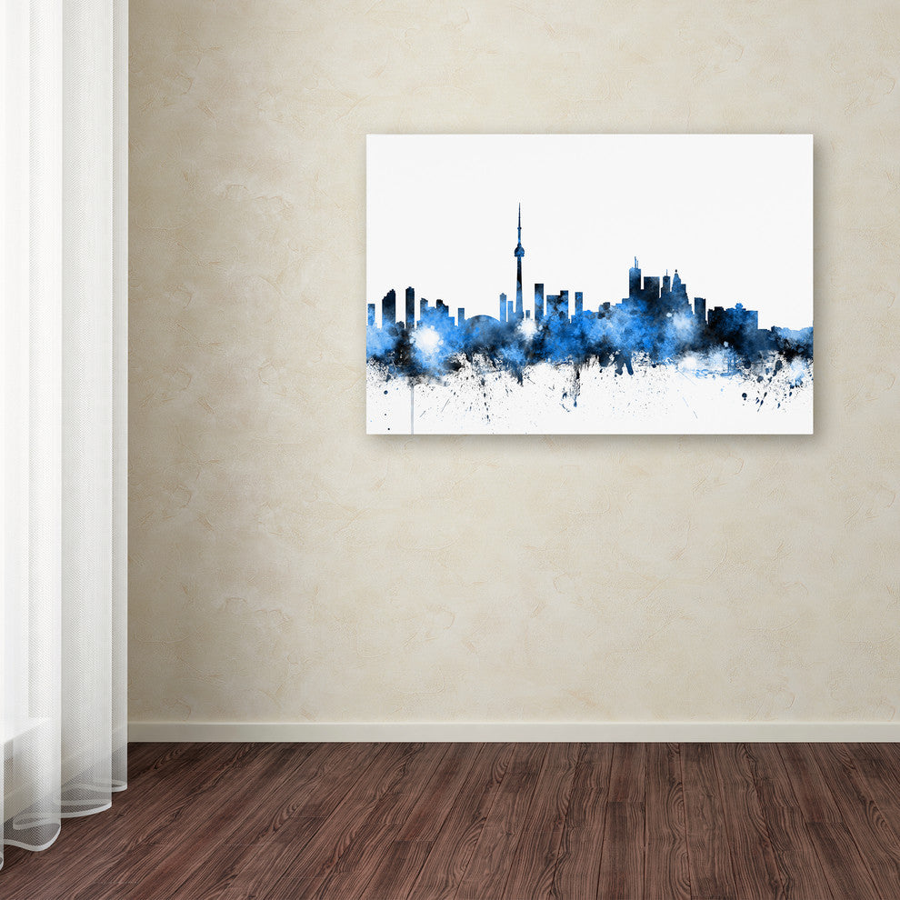"Toronto, Canada Skyline" Canvas Art by Michael Tompsett
