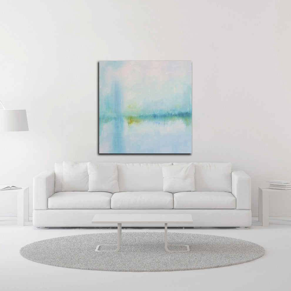 Misted Shores by KR Moehr, Print on Canvas, 30"x30"