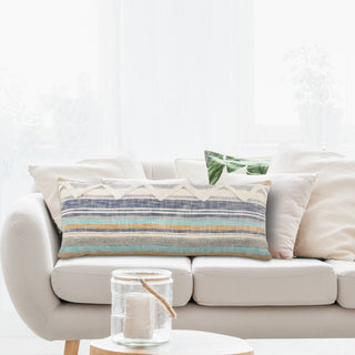 Multicolored Chevron Throw Pillow