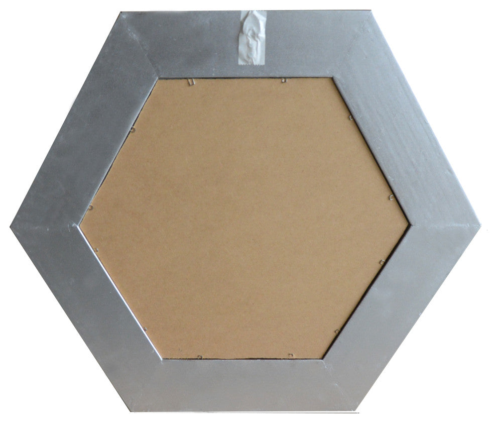Burlington Beaded Hexagonal Mirror