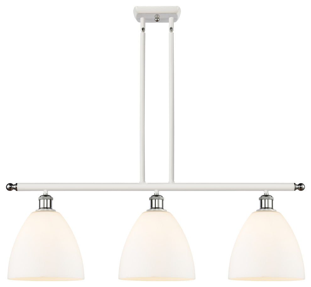 Innovations 516-3I-WPC-GBD-91 3 Light Island Light, White, Polished Chrome