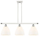 Innovations 516-3I-WPC-GBD-91 3 Light Island Light, White, Polished Chrome