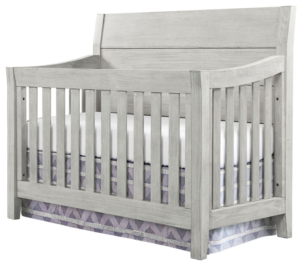 Timber Ridge 57"W Wood Convertible Crib, Weather Washed Sierra
