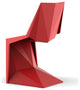 Voxel Chair, Set of 4, Basic/Injection, Red