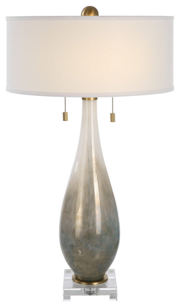 Uttermost 30231 Cardoni 32" Tall Vase Table Lamp - Smoked Bronze