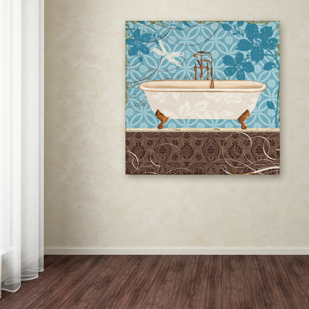 ''Eco Motif Bath II'' Canvas Art by Lisa Audit