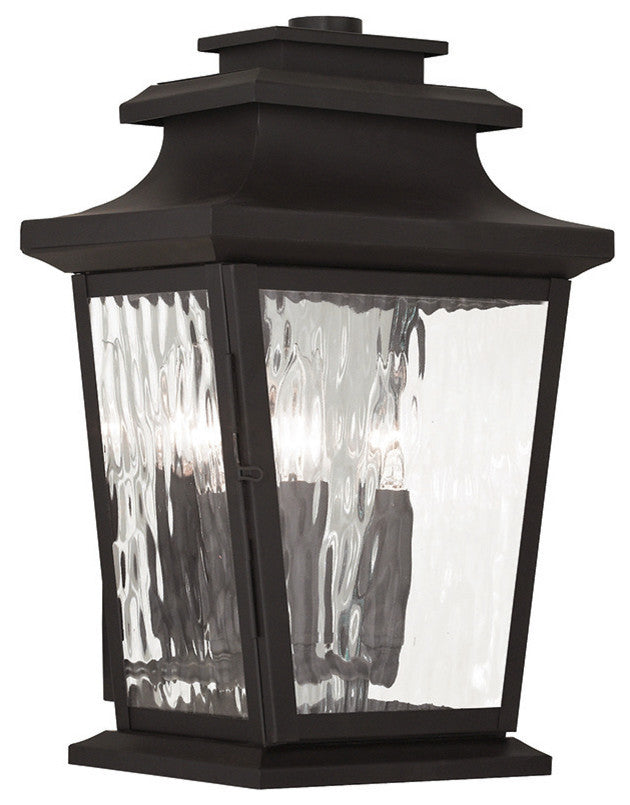 Livex Lighting 3 Light Bronze Outdoor Wall Lantern - 20257-07