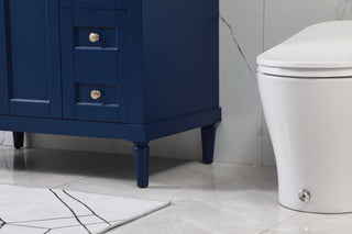 Home Living 21" Transitional Blue-Light Bathroom Vanity