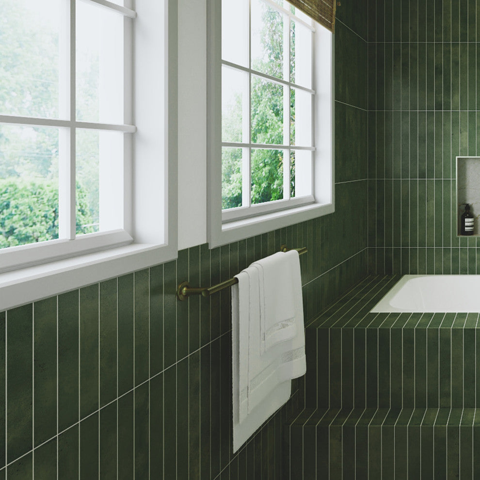 Phoenix Aquamarine Porcelain Floor and Wall Tile, Green