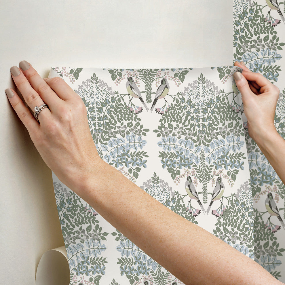 Ivory Multi Otis Peel & Stick Wallpaper