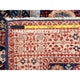 Blue, Hand Knotted, Mamluk Design, Pure Wool, Oriental Rug, 3'10"x6'3"