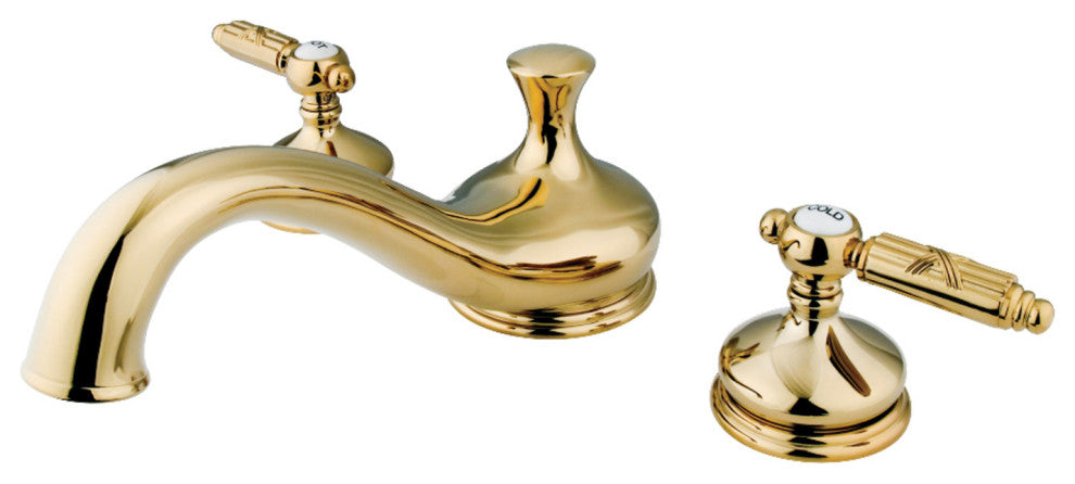 Kingston Brass Roman Tub Faucet, Polished Brass