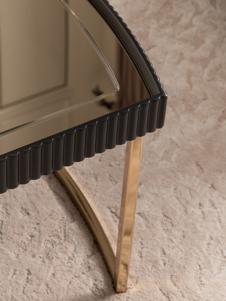 Lisbon Cocktail Table, Silken Matte Black