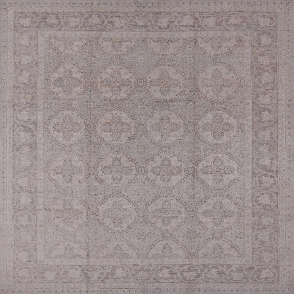 Ahgly Company Indoor Square Mid-Century Modern Area Rugs, 8' Square