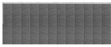 Ember Lead 12-Panel Track Extendable Vertical Blinds 140-260"W