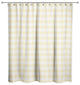 Yellow Buffalo Check 71x74 Shower Curtain