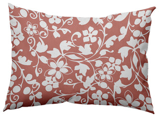 Evelyn Decorative Throw Pillow, Rusty Mauve, 14"x20"