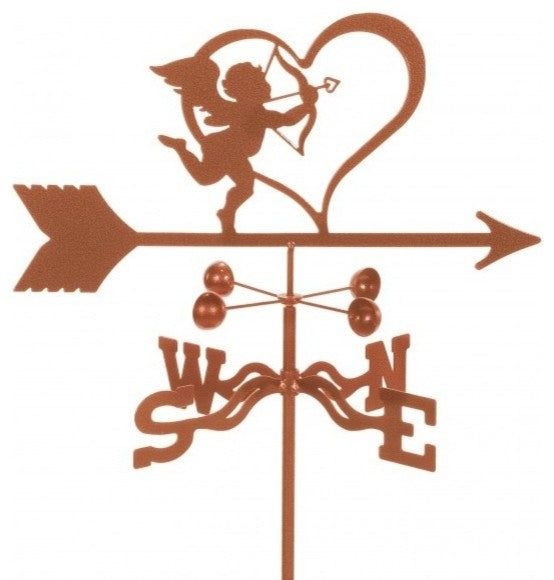 Cupid Weathervane With 4 Sided Mount