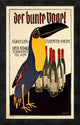 "Der Bunte Vogel" Framed Canvas Giclee by Albert Weisgerber, 16"x24"
