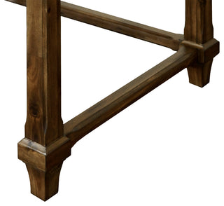 Traditional Wood Writing Desk Office Desk Storage Table Brown