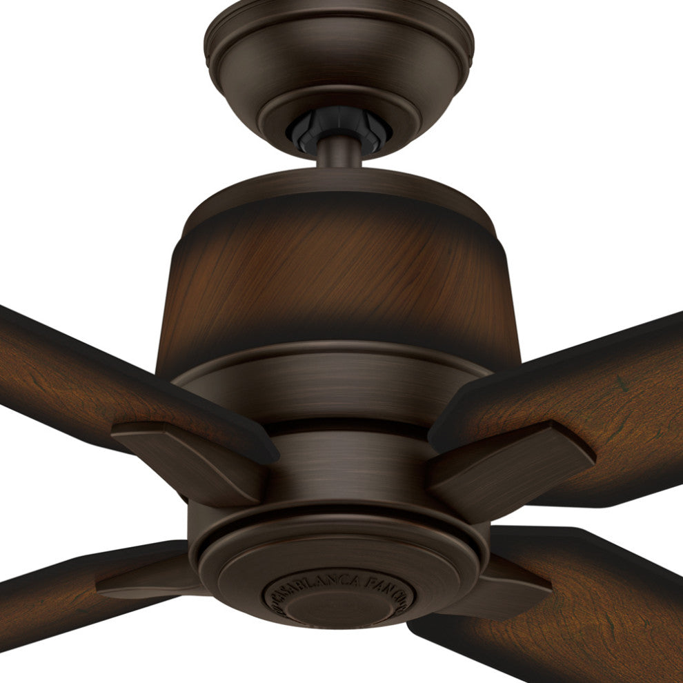 Casablanca 54" Aris Brushed Cocoa Ceiling Fan With Wall Control