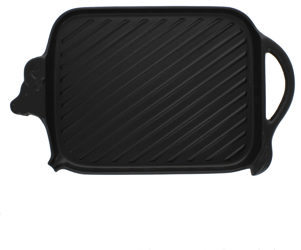 Chasseur French Cast Iron Cow-Shaped Grill, 15"