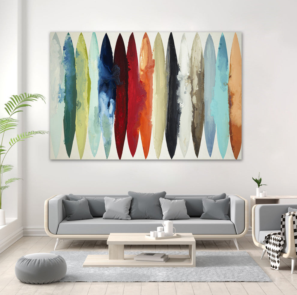 Even Flow - 84 x 54 by Randy Hibberd