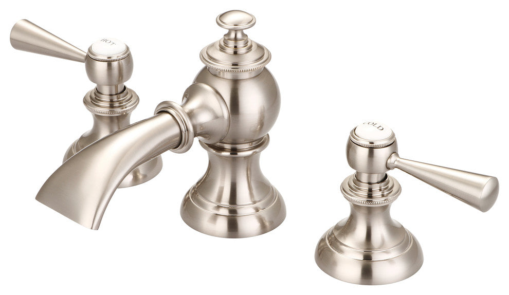 Water Creation Modern Classic Widespread Lavatory Faucet With Pop-Up Drain