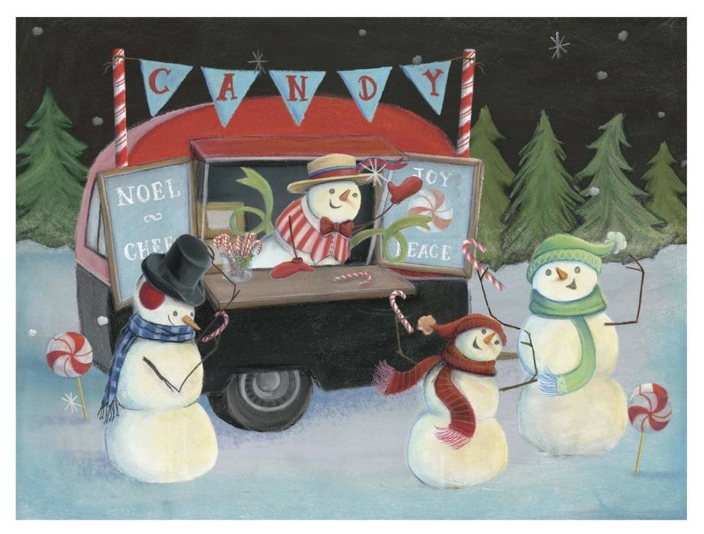 "Christmas on Wheels I" Digital Paper Print by Mary Urban, 26"x20"